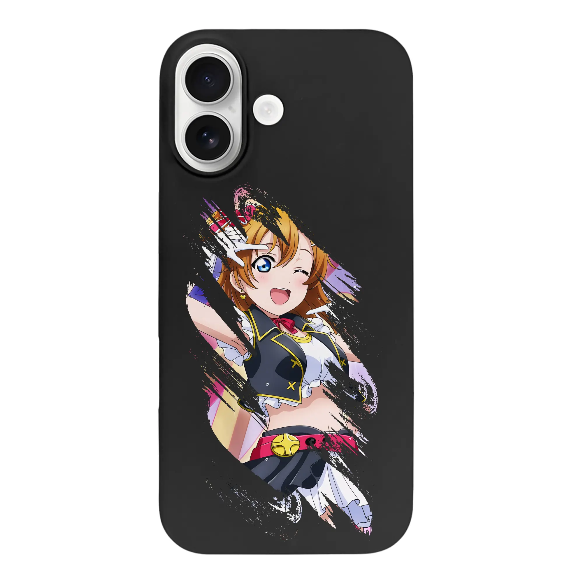 Love Live! グッズ,高坂穂乃果 - iPhone 17 シリーズ シリコンケース 薄型 耐衝撃 指紋防止 ソフトタッチカバー 精密フィット 傷防止 保護ケース iPhone 17/17 Air/17 Pro/17 Pro Max 対応